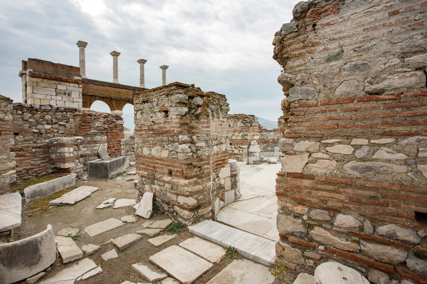 Turkey Ephesus Senjan Saint Jean Church. Travel concept photo.